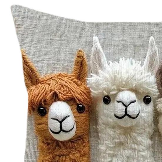 Cover 2D Alpaca Pattern Easy to Wash Soft Breathable Fabric