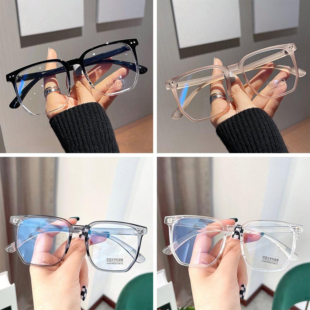 Men Women Durable Eye Protection Computer Goggles Anti-Blue Light Glasses Oversized Eyeglasses Ultra Light Frame