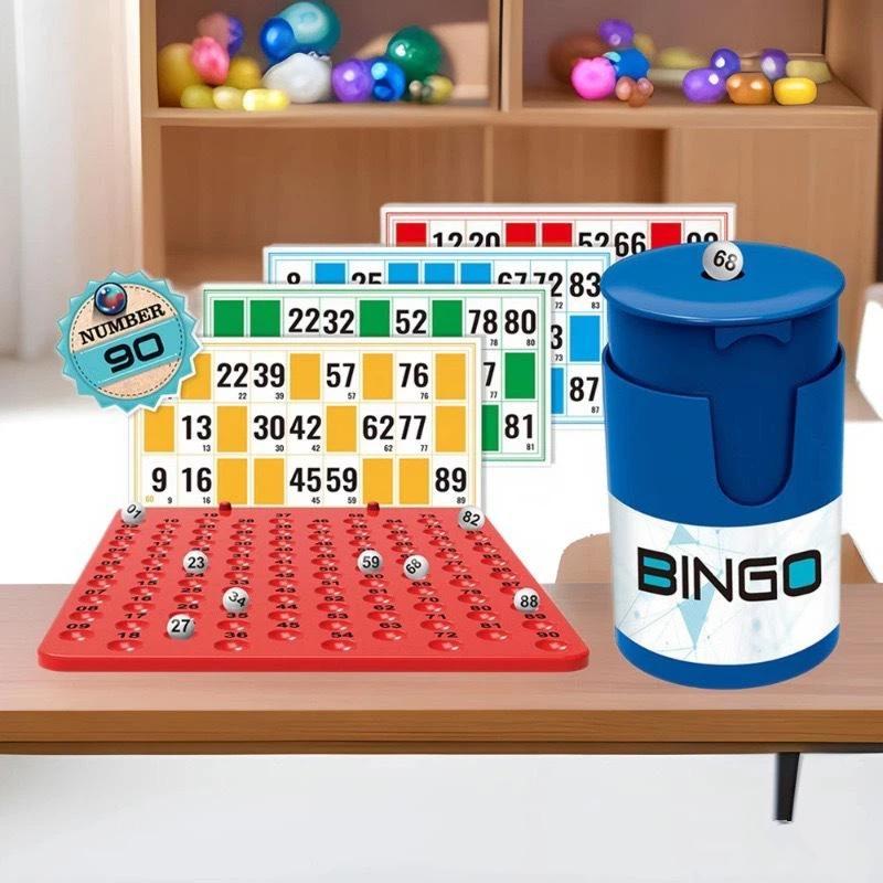 1 Set Fun Fast Bead Grabbing Two-Player Game With Bells Match Color Line Bingo Board Games For Adult Kids Reaction Training Toys