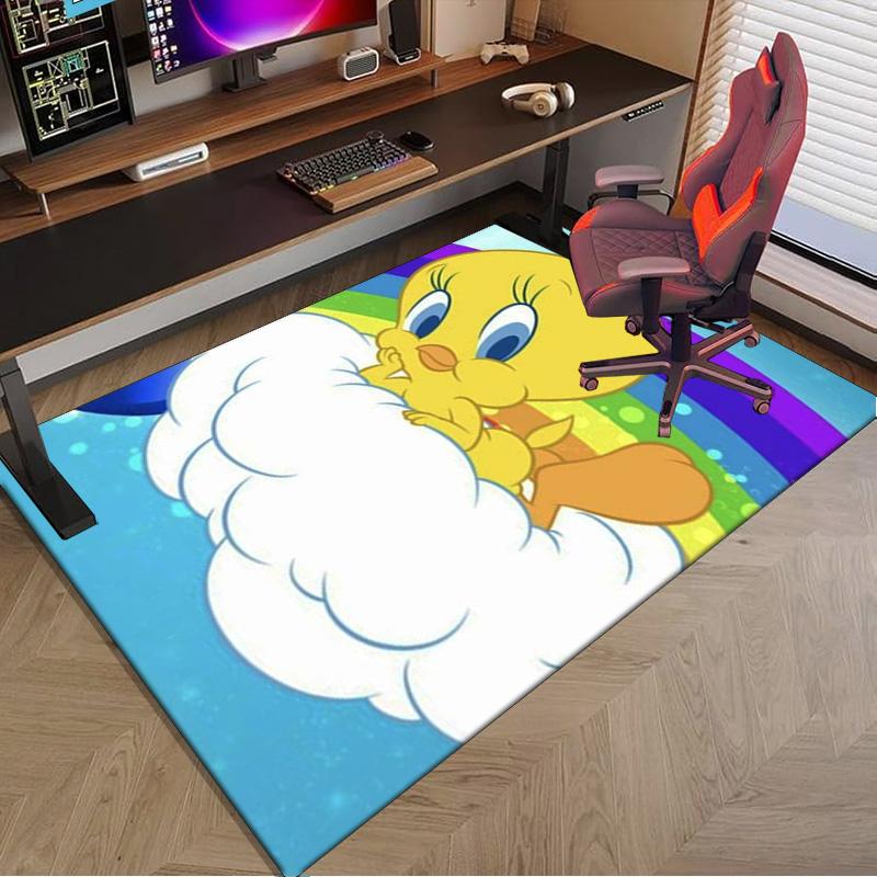 Yellow Bird Carpet, Chair Rug,Rug for Office Bedroom Living Rooms, Doormat Decor Fan Gift Christmas Gift
