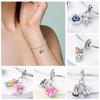 Charms Plata De Leycopper Water Lily Coffee Cups Magician Charm Fit Original Bangle Bracelet Pendant Diy Women Jewelry