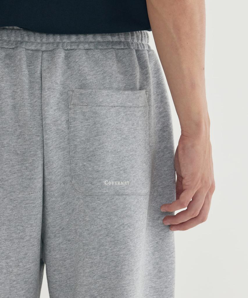 COVERNAT C Logo Wide Sweatpants Black