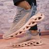 Men Casual Sport Shoes Breathable Lightweight Sneakers Outdoor Knit Black Running Shoes Athletic Jogging Walking Couple Shoes