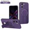 Für Mi POCO X7 Pro Unsichtbare Ständerhülle Für Mi POCO F7 Pro F7 Ultra X6 C61 Magnetische Harte Sturzsichere Hülle