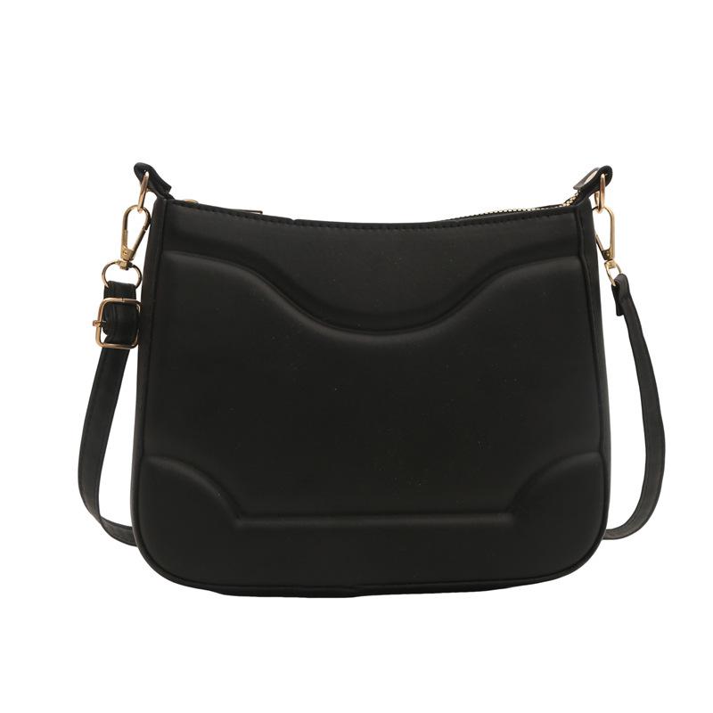 Solid Color Casual Simple Spring and Summer Handbag Women's New Summer Trendy Fashion One-shoulder Slant Straddle Women's Bag