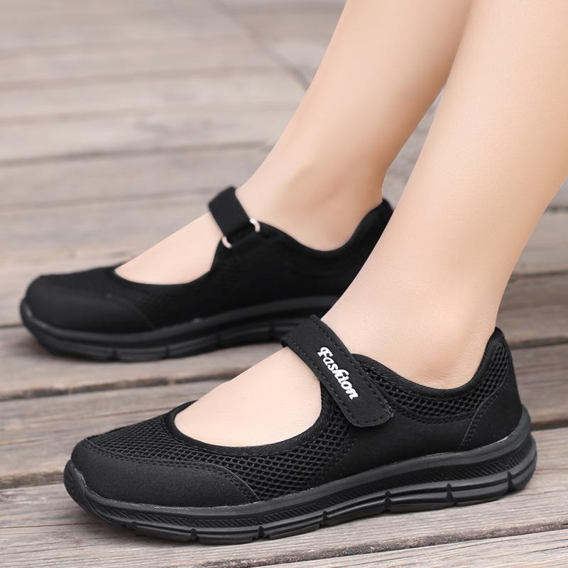 Scarpe da Donna Traspiranti Scarpe Vulcanizzate Sneakers Bianche da Donna Moda Rete Traspirante Scarpe Casual da Passeggio Scarpe da Lavoro da Donna