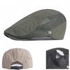 Casquette plate en mesh pour homme Chapeau Newsboy respirant d'été Béret Cabbie Ivy Gatsby pour la conduite la chasse