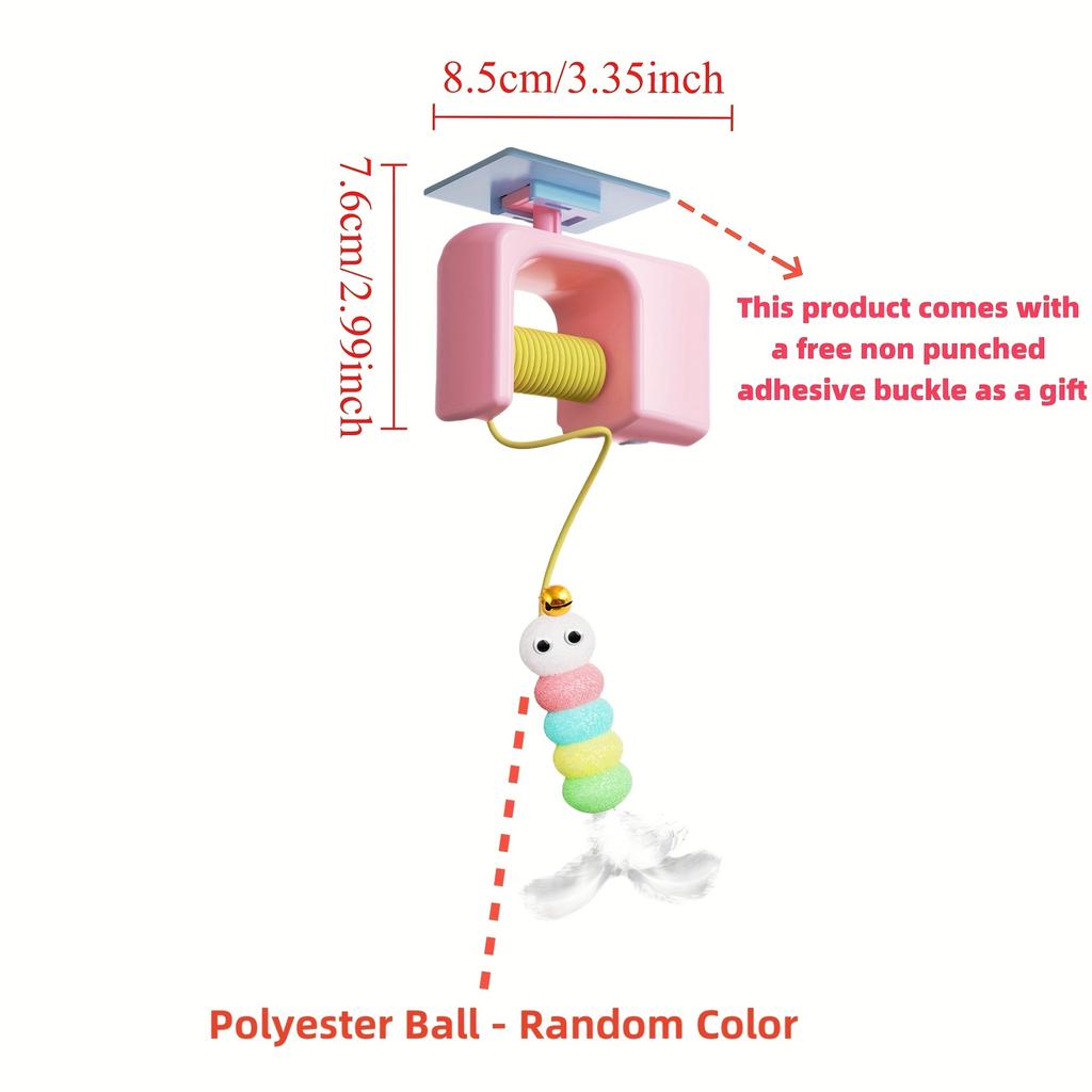 Electric Smart Interactive Cat Teasing Stick Toy Automatic Funny Hanging Door Flying Bird Cat Toy Pet Stress Relief Toys For Cat