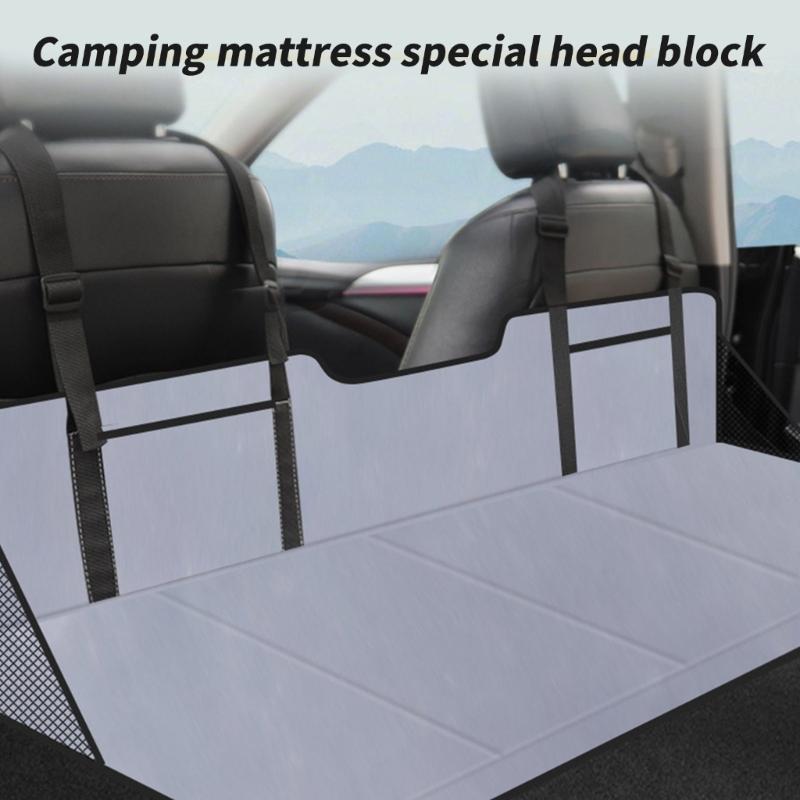 SUV Backseat Mattress Portable Foldable Sleep Mat with Convenient Storage Pouch and Protective Mesh for Fishing Camping