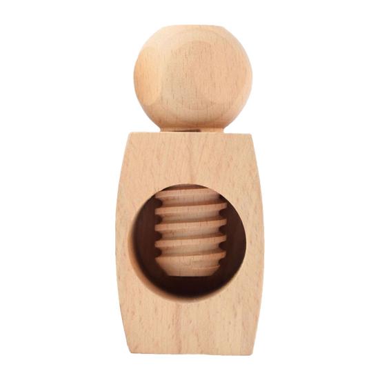 Nussknacker Holz Walnussknacker Arbeitssparend Gesund Walnuss-Schäler Leicht zu greifen Nussöffner Küchen-Walnuss-Gadget
