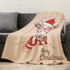 Christmas Creative Throw Blanket Flannel Print Blanket Super Soft Cozy Sofa Nap Blanket Home Blanket Perfect Home Gift for Her
