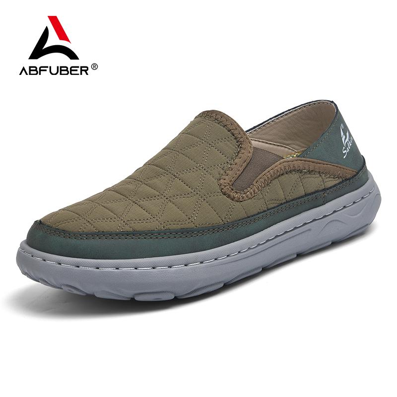 Nieuwe Herfst Ademende Sneakers Heren Casual Schoenen Lichtgewicht Instappers Loafers Heren Buitenschoenen Wandelen Elastische Pantoffels Flats