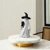 Crafts Resin Ghost Pumpkin Figurine Cute Cartoon Small Sculpture Creative Desktop Ornament Haunted House
