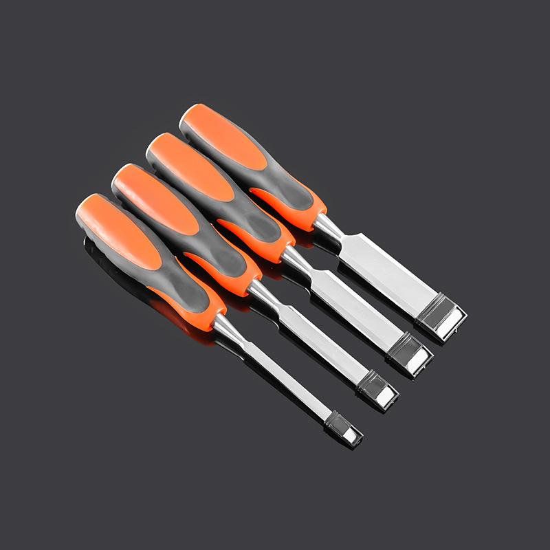 4-teiliges Holzschnitzset, professionelles CR-V-Holzmeißel-Werkzeug aus Stahl, Schlagkappe, Holzschnitzerei, Solarplexus, DIY-Handwerkzeuge