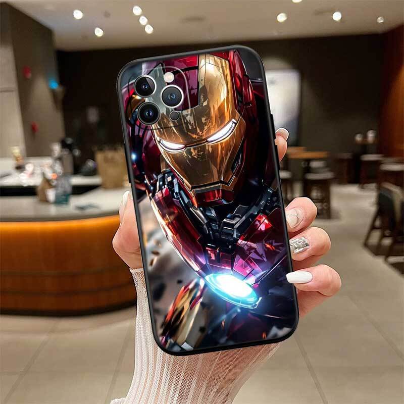 Iron Man Case for Samsung Note 20 10 S25 Plus Ultra Lite FE M20 M21 M30 M31 M51 A11 A26 A51 A52 A53 A56 A70 A71 A72 A73