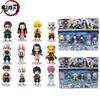 6Pcs/Set Demon Slayer Version Standing Figure Toy Anime Kimetsu Yaiba Tanjiro Nidouzi Inosuke Zenizu Figurine Model Q PVC No Kid Friendly Entertaining
