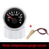7-kleurige LED Digitale Watertemperatuurmeter Met Koelvloeistoftemperatuursensoren Digitale wijzer Auto meter Met Alarm