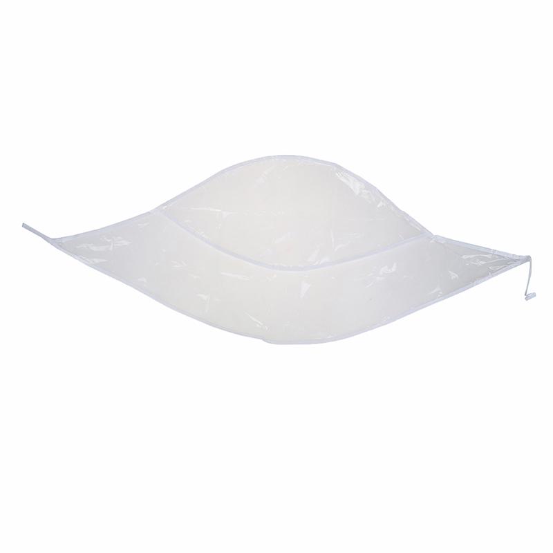 1 Stück Frisur schützen Regenhut Plastikhaube für Damen und Mädchen Transparent