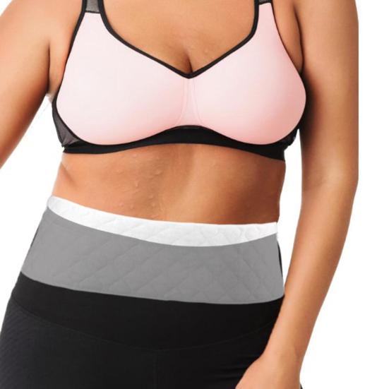 Bra Liner Reusable Washable Under-Breast Sweat Control Cotton Breast Pad Pads Women Odor Moisture Wicking