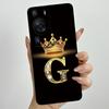 For Huawei P60 / P60 Pro / P60 Art Crown Letter Couple Phone Case HuaweiP60 P60Pro P60Art Soft Silicone TPU Protective Casing