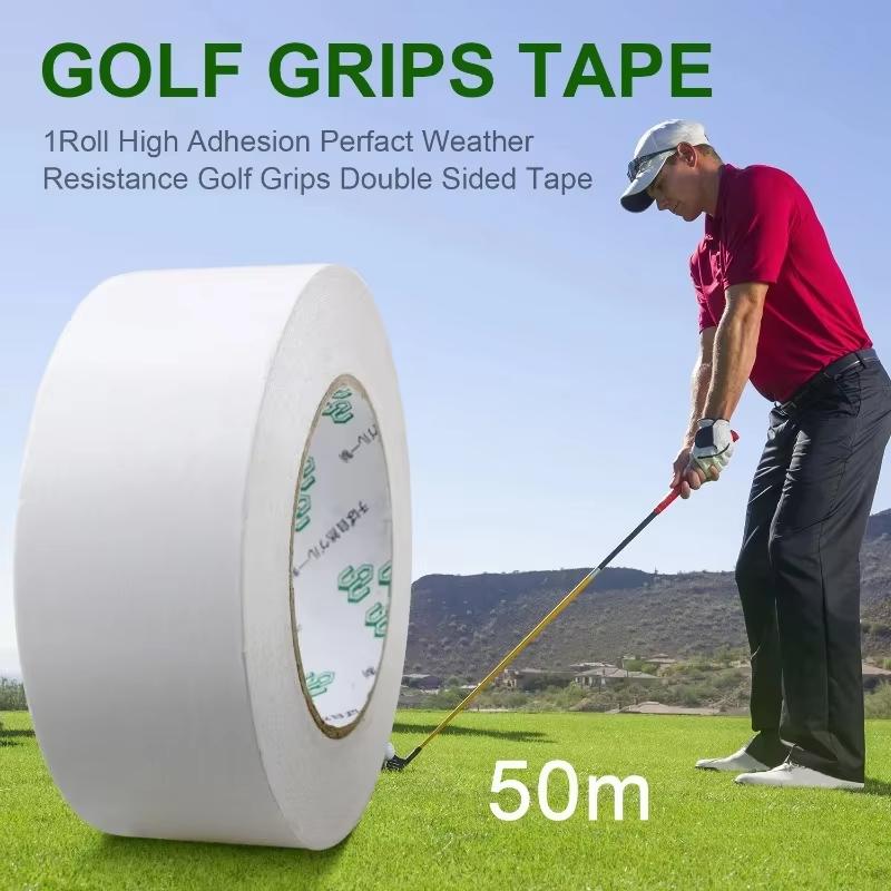 Ruban adhésif pour grip de golf facile à déchirer sans résidu de colle Haute viscosité multi-tailles
