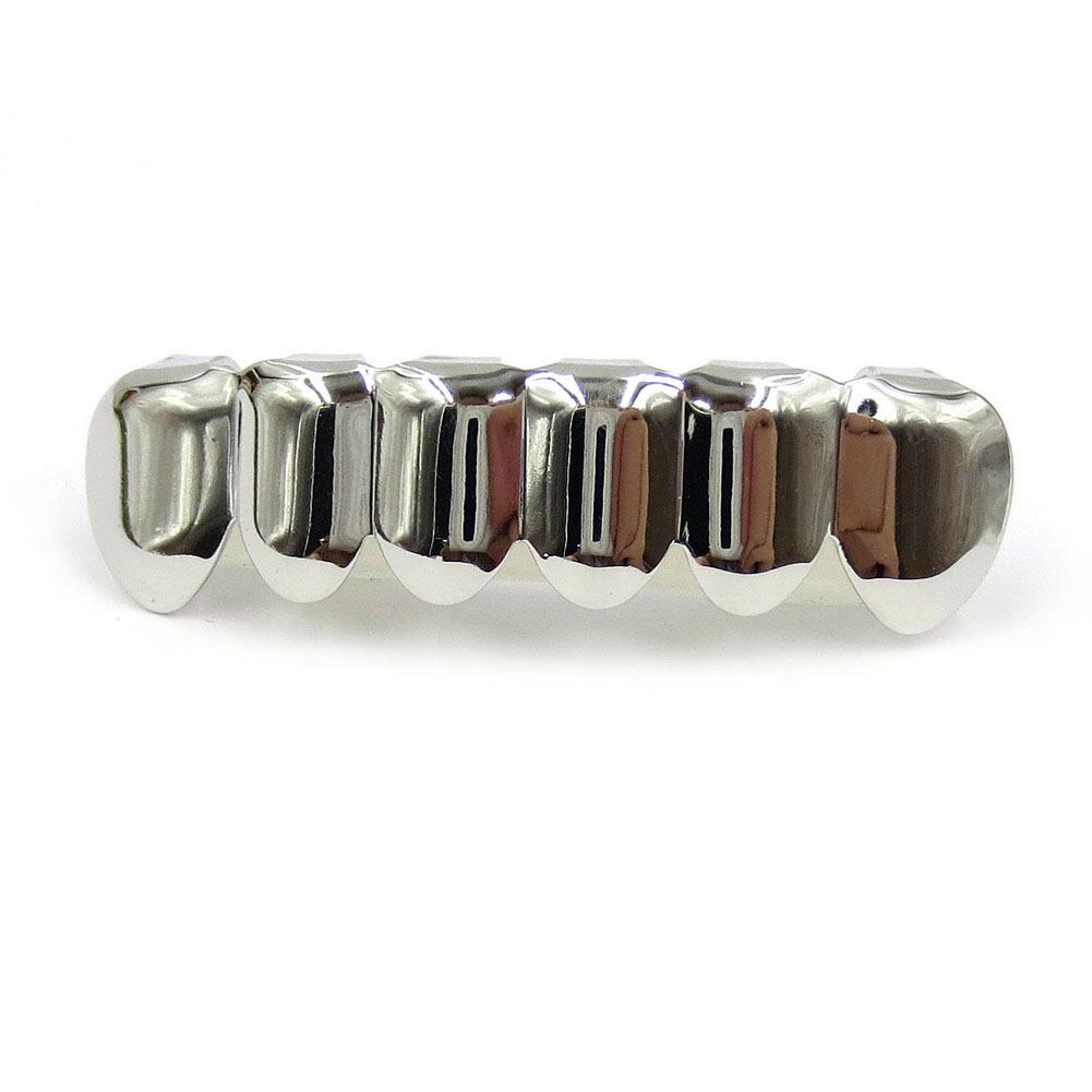 European Hot Item: Real Gold Plated Hip Hop Fangs Mouthguard Grillz Decoration