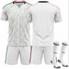 2627 New Away White Soccer Kit (No. 10) / Sports Jersey with Badge (No. 9)