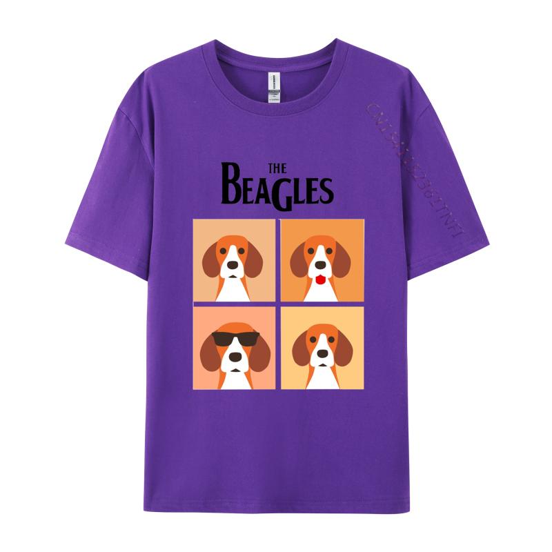 Trička se psy Beagle Vtipná kreslená grafika Pánské Streetwear Čistá bavlna Pohodlná trička Ležérní