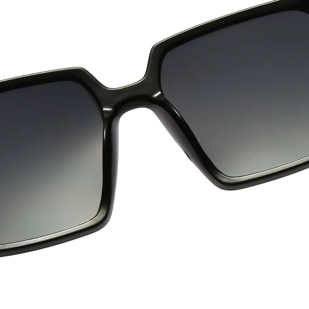 Luxury Plastic Oversized Sunglasses Uv400 Big Frame Women Square Sun Glasses Vintage Driver Goggles Unisex
