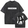 Vintage Gewassen Obsession Horrorfilm 2026 Grafisch T-shirt Mannen Vrouwen Mode Oversized T-shirts Klassieke Gotische Kleding T-shirt