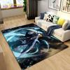 Bleach Japan Anime Cartoon Area Rug Large,Carpet Rug for Living Room Bedroom Sofa Doormat Decoration,kid Play Non-slip Floor Mat