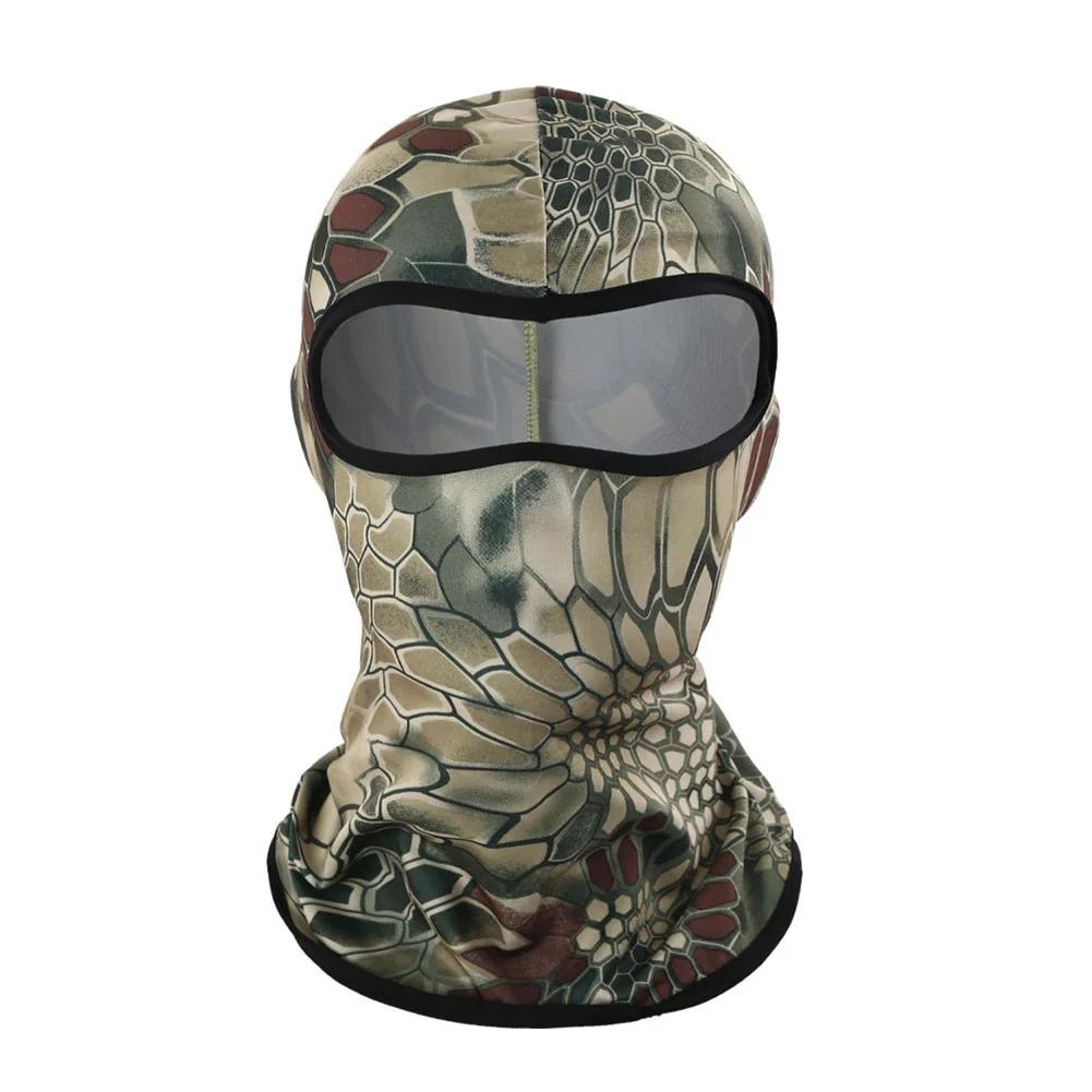 Motorcycle Balaclava Summer Ice Silk Face Mask Moto Breathable Headwear Quick Drying Face Masks Neck Lycra Fleece Skull Mask