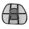 Breathable Mesh Car Chair Seat Back Support Massage Cushion Lumbar Brace Pad