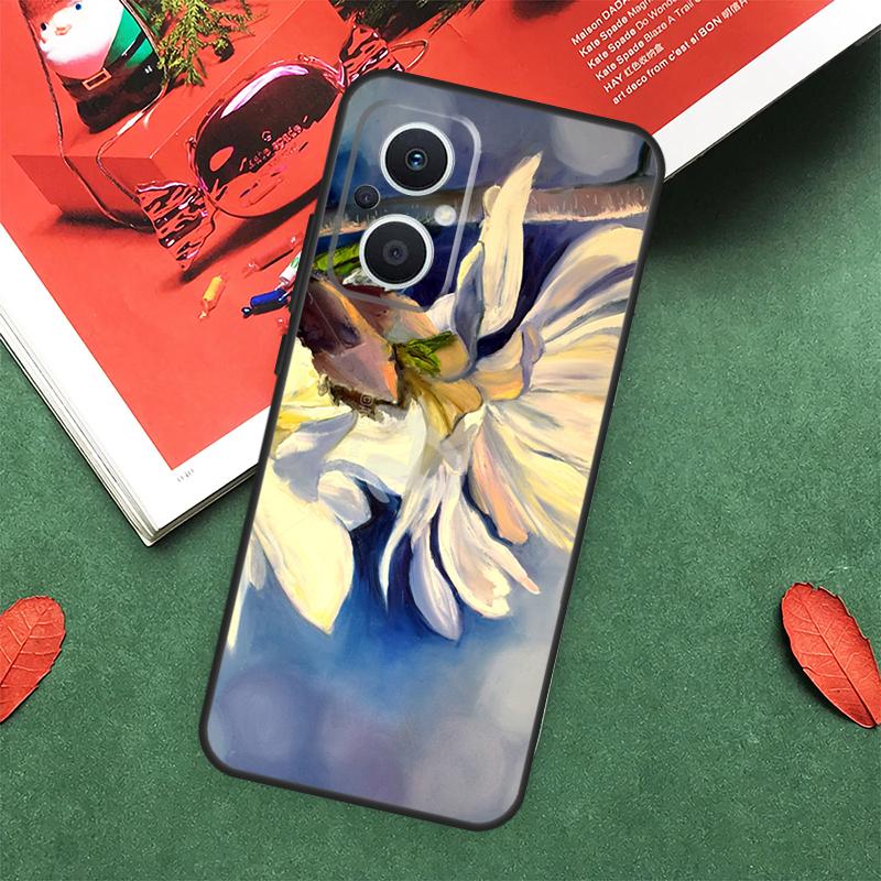 3D Flower Relief Case For OPPO Reno 10 11 12 13 14 Pro 11F 12F 13F 14F 7 8 Lite OPPO Find X9 X8 X5 Pro Cover