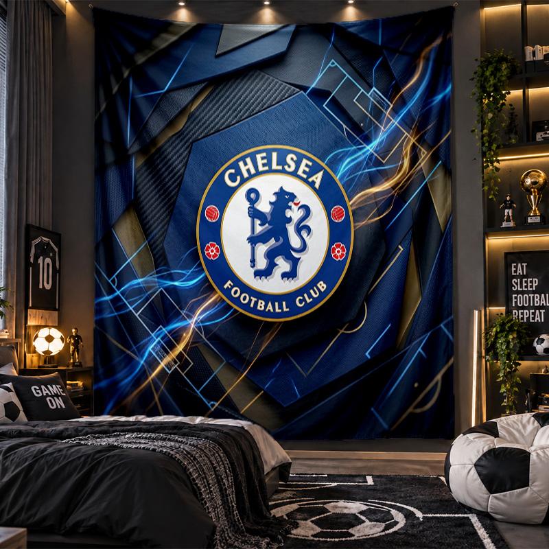 Wandtapijt Chelsea FC Print Doek voor Woonkamer Slaapkamer Huisdecoratie
