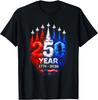 250 Years American 1776 2026 250th USA Patriotic 4th of July T-Shirt