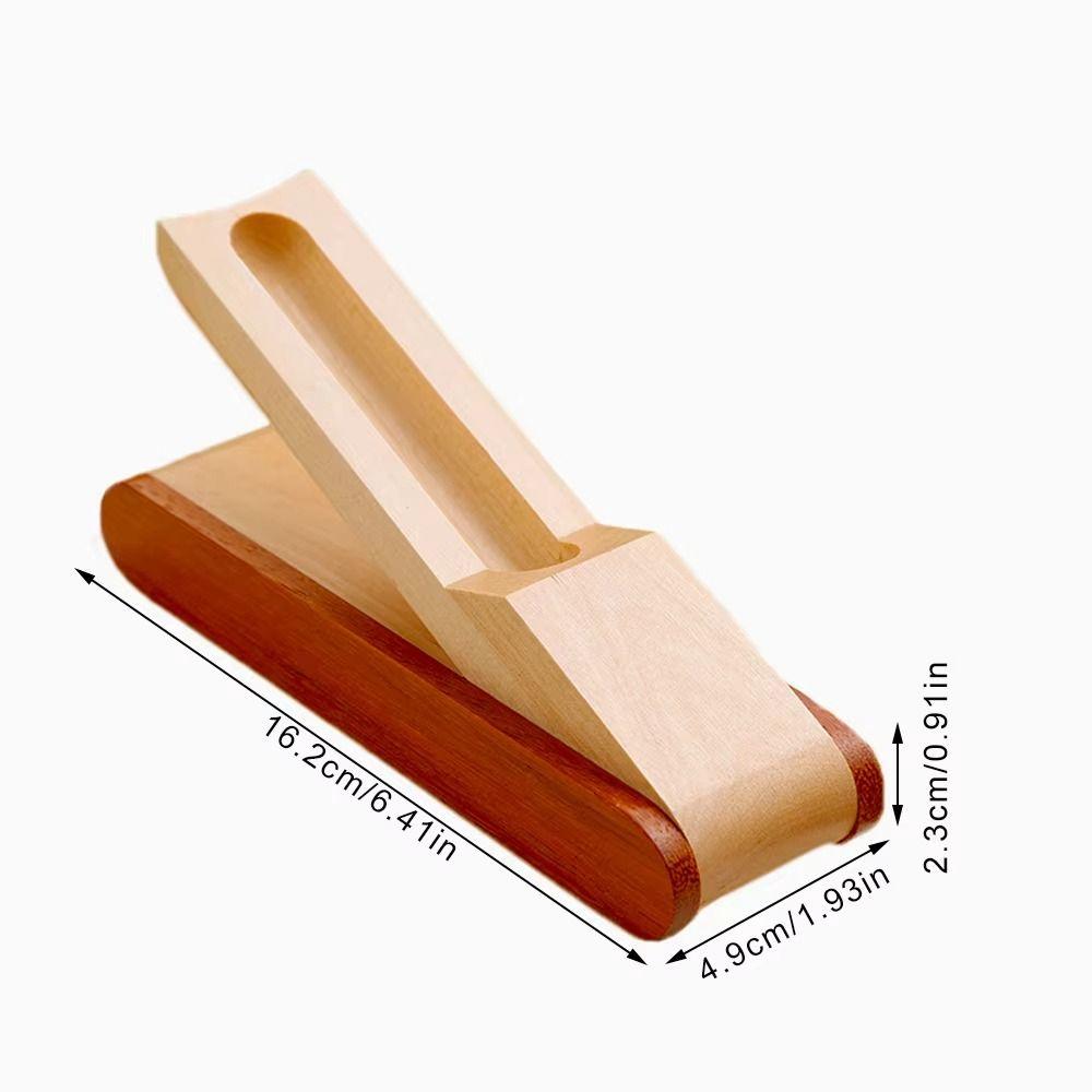 Faltbarer Stift-Display-Ständer Einzel-Doppel-Holzstiftbox Holzstiftständer Schreibwaren