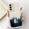 For Samsung Galaxy M52 M54 M55 5G Case Cute Avocado Soft Silicone Back Cover For Samsung F54 5G Phone Cover M 54 SM-M546B Fundas
