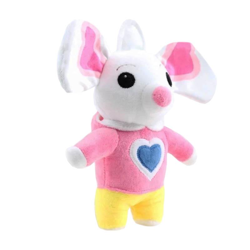 Cartoon Chip and Potato Plushie Cute Pug Dog Mouse Plush Toy Stuffed Animal Soft Figure Peluche Fans Birthday Educational Gifts