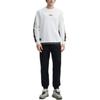 Fila Heritage Series Round Neck Fashion Casual Simple Comfortable Long Sleeve T-Shirt Men Tops Cloud-Mushroom-White F11M448210F-WT