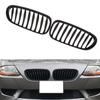 2 db Első lökhárító vese rács motorháztető verseny rácsok fényes/matt fekete BMW Z4 E85 E86 kupéhoz 2003-2008 51117117757 51117117758