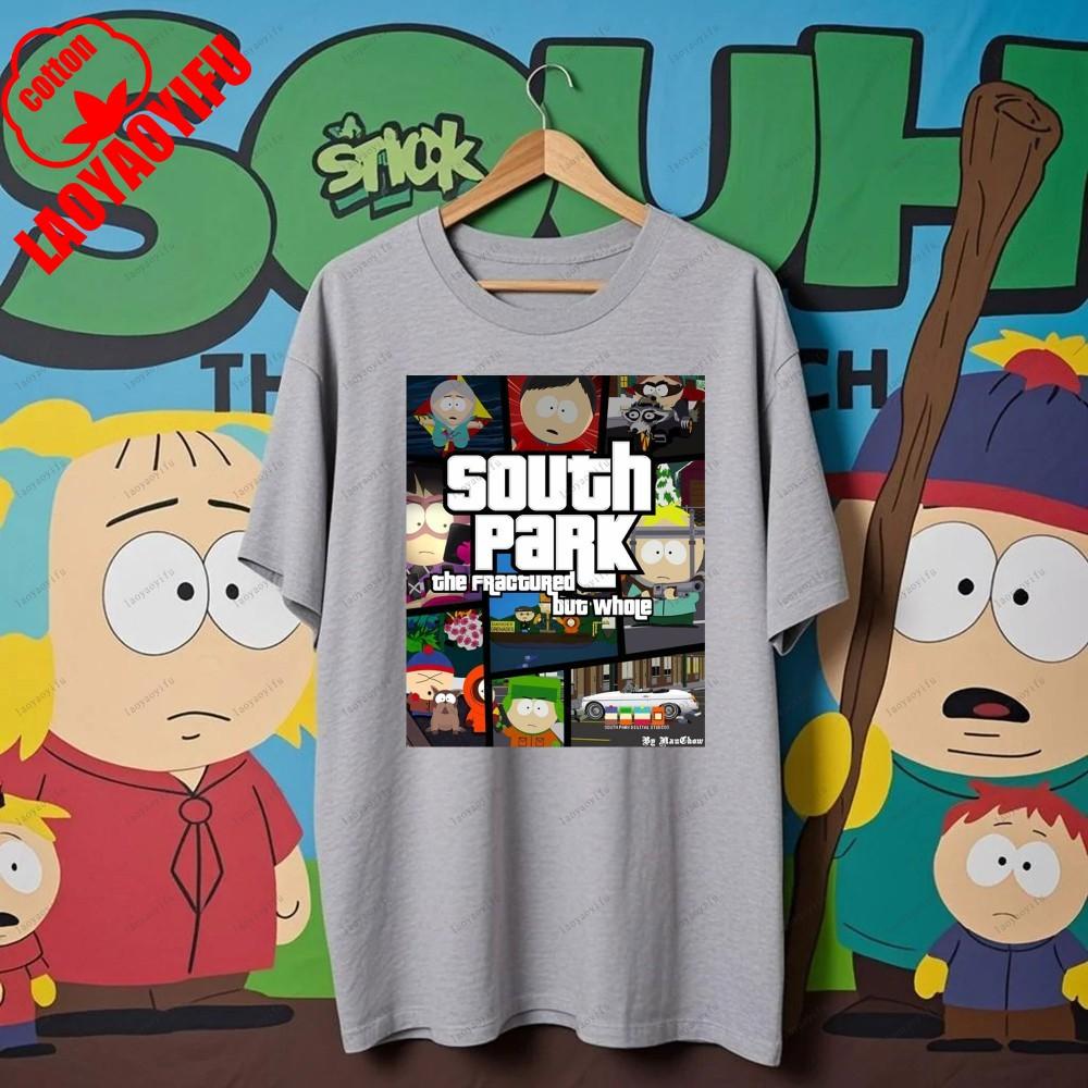 South Parks Little Fat Boy Cartman Cute Cartoon Printed Tshirt Shirt Humorous Streetwear Unisex Summer Crewneck Shortsleeved
