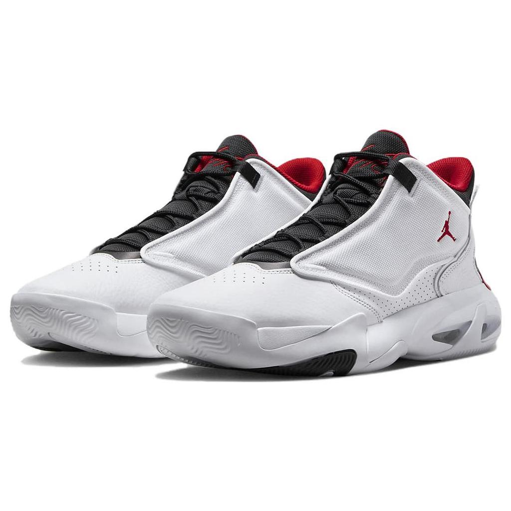 Jordan Max Aura 4 Blanco Negro Rojo Universitario DN3687-160