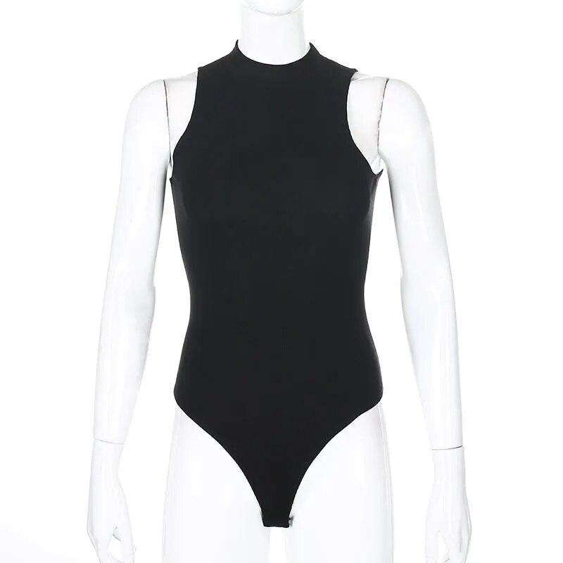 Y2K Damen Sport und Fitness Ärmelloses Sexy Tank Top Enges Bodysuit Top