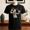Wallace and Gromit Printed T-shirt Tops Cartoon and Anime Printed T-shirt Unisex Printed T-shirt Tops Vintage Fashion Streetwear