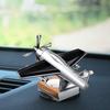 Diffuseur d'huiles essentielles pour voiture, 1 pièce, diffuseur solaire pour avion, base en bois, parfum, aromathérapie, ornements (Sans parfum)