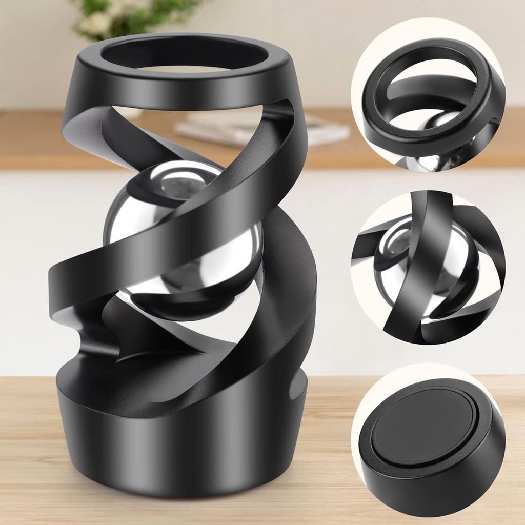 Suspended Spinning Top With Visual Effect Stress Relief Focus Tool Adults Kids Suspended Gyroscope Fidget Spinner Fidget Toy