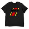 MAICO Moto-Cross Team Graphic W Red & Yellow Stripes T-Shirt Vintage Graphic Tee Hippie Clothes Shirts Men