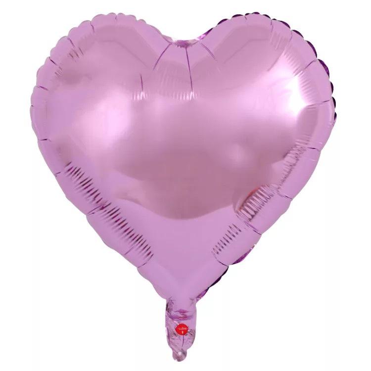 18" Heart-Shaped Foil Balloon for Weddings & Valentine's Day Celebrations