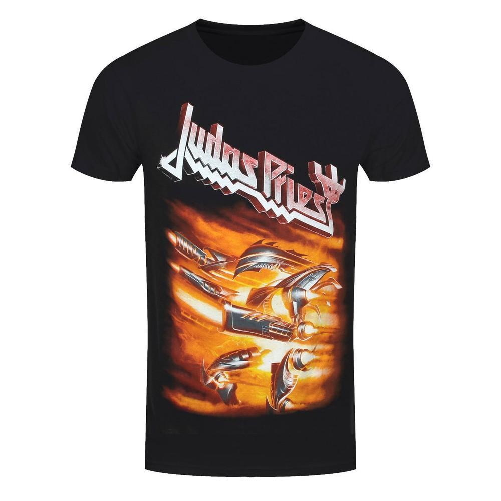 Judas Priest TShirt Firepower Band New Black Official Unisex T-Shirt